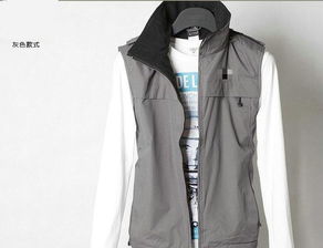 厂家直供 北脸风格户外休闲情侣马甲，可拆卸连帽背心批发指南
